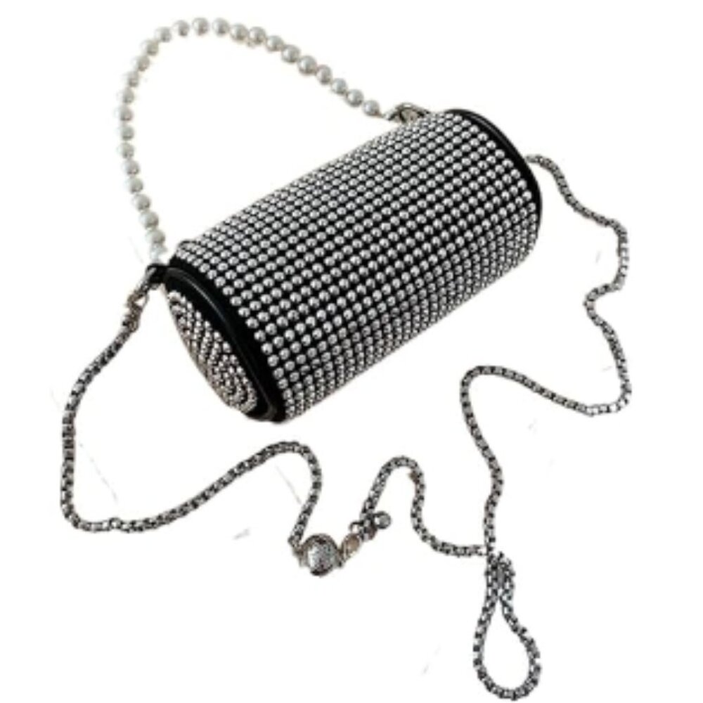 NEW Studded Papillon Barrel Style Crossbody Custom Couture Handbag (SPXX015)